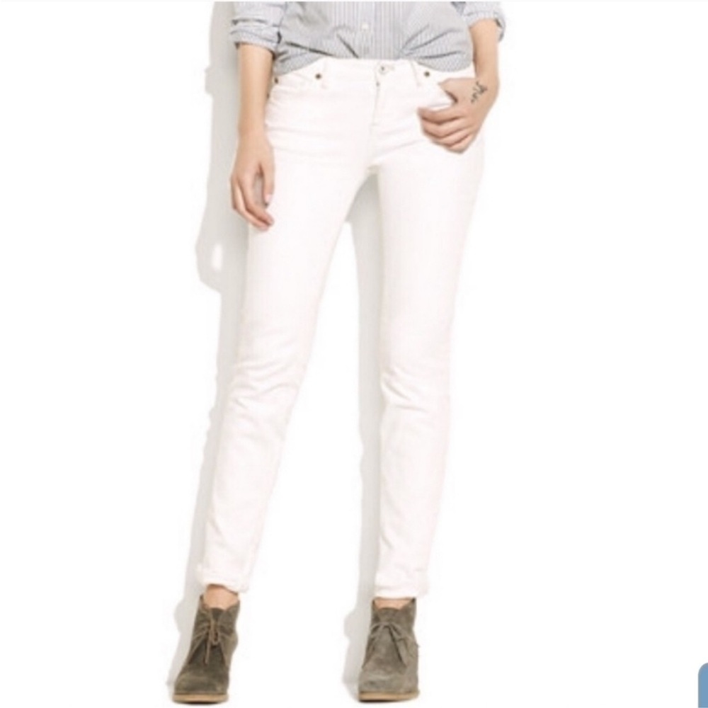 NWT Madewell Rail Straight white jeans 30X32